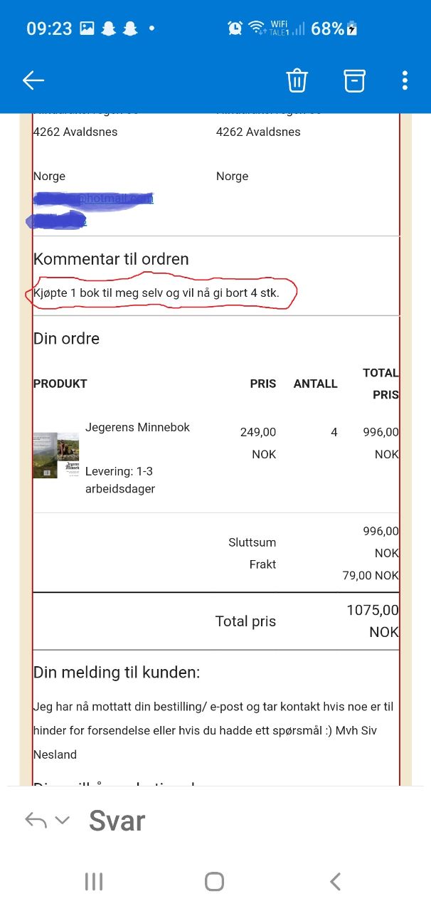Gjenbestilling av en fornøyd kunde :) 15.12.2021
